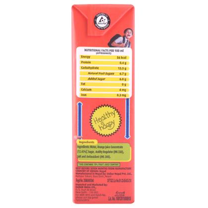 Real Orange Juice 180 ml - Image 4