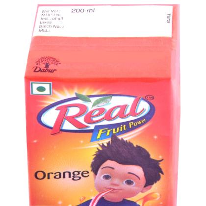 Real Orange Juice 180 ml - Image 2