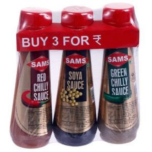 SAMS Sauce Combo Pack 100 g (Pack of 3)