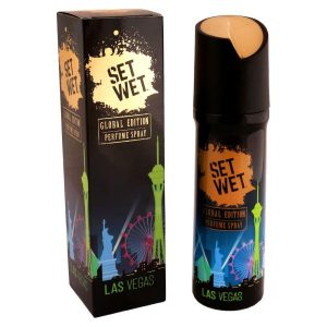 Set Wet Global Edition Las Vegas Perfume Spray 120 ml