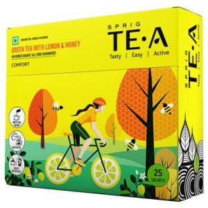 Sprig Lemon Honey Green Tea Bags 25 pcs (Carton)