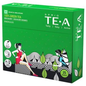Sprig Plain Green Tea Bags 25 pcs (Carton)