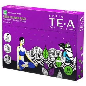Sprig Tulsi Green Tea Bags 10 pcs (Carton)