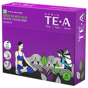 Sprig Tulsi Green Tea Bags 25 pcs (Carton)