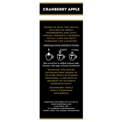 TE-A-ME Cranberry Apple Tea Bags 25 pcs - Image 6
