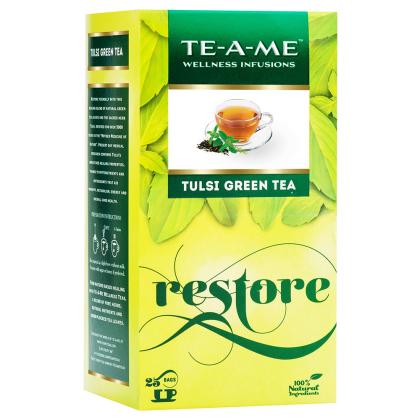 TE-A-ME Tulsi Green Tea Bags 25 pcs