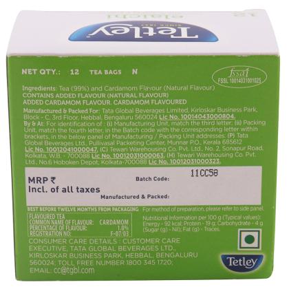 Tetley Elaichi Tea Bags 12 pcs - Image 2