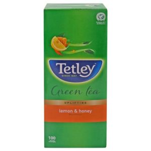Tetley Lemon & Honey Green Tea Bags 100 pcs (Carton)