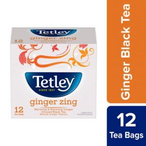 Tetley Ginger Zing Tea Bags 12 pcs