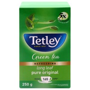 Tetley Leaf Green Tea 250 g (Carton)