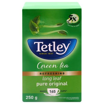 Tetley Leaf Green Tea 250 g (Carton)