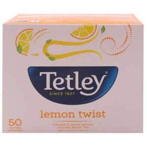 Tetley Lemon Leaf Tea Bags 50 pcs