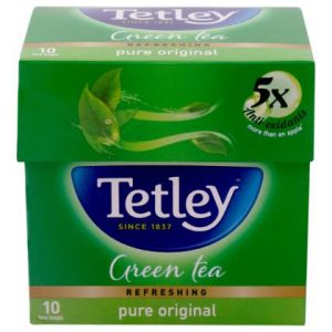 Tetley Regular Green Tea Bags 10 pcs (Carton)