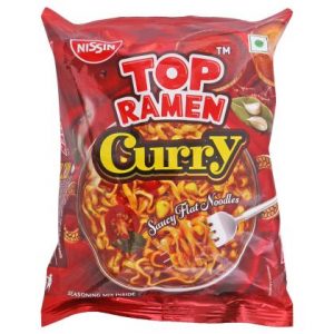 Top Ramen Curry Saucy Flat Instant Noodles 70 g