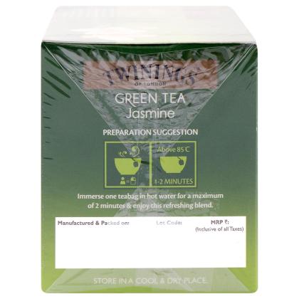 Twining's Jasmine Green Tea Bags 25 pcs - Image 4