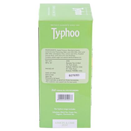 Typhoo Lemon and Lime Zest Tea Bags 25 pcs - Image 4