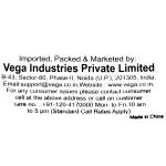 Vega Black Emery Foot File (PD-06)