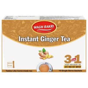 Wagh Bakri Instant Ginger Instant Tea Premix 14 g (10 Sachets)