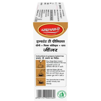 Wagh Bakri Instant Ginger Instant Tea Premix 14 g (10 Sachets) - Image 3