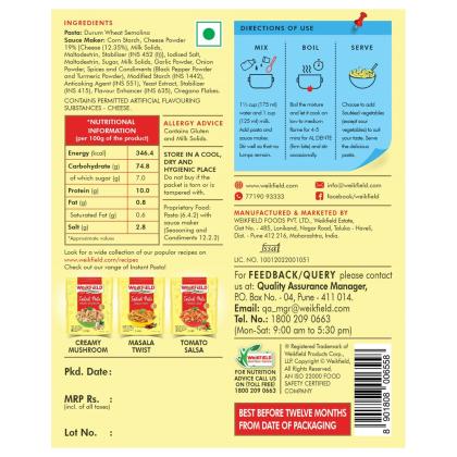 Weikfield Cheezy Mac Instant Pasta 77 g - Image 2