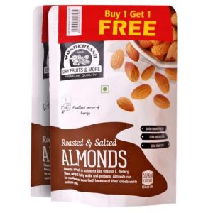 Wonderland Food Roasted & Salted Almonds 200 g (Buy 1 Get 1)