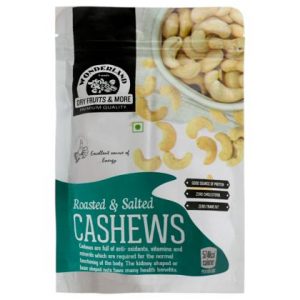 Wonderland Foods Premium Roasted & Salted Cashews 100 g