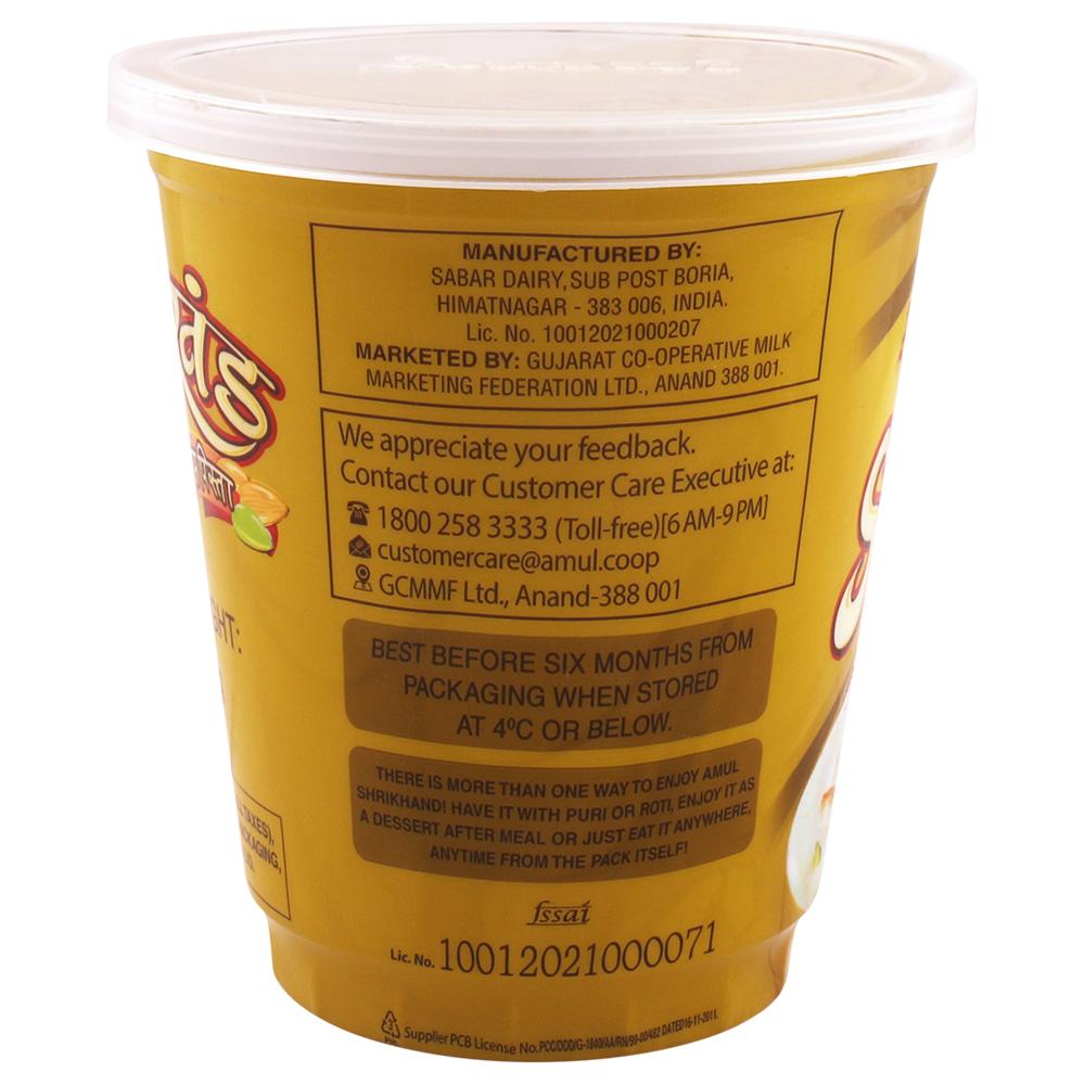Amul Badam Pista Shrikhand 500 g (Container) - Image 4