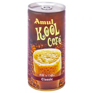 Amul Kool Cafe Classic Flavoured Milk 200 ml (Can)