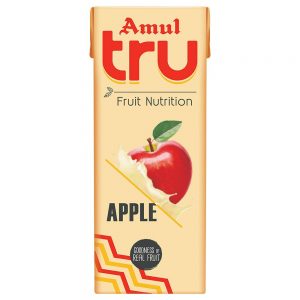 Amul Tru Apple Fruit Nutrition 180 ml (Tetra Pak)