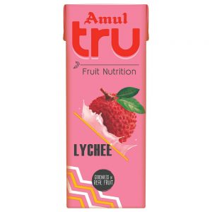 Amul Tru Lychee Fruit Nutrition 180 ml (Tetra Pak)