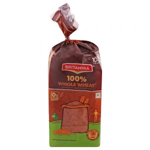Britannia 100% Whole Wheat Bread 450 g