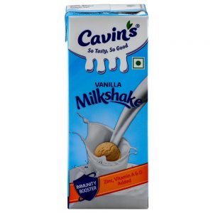 Cavin's Vanilla Milkshake 200 ml (Tetra Pak)