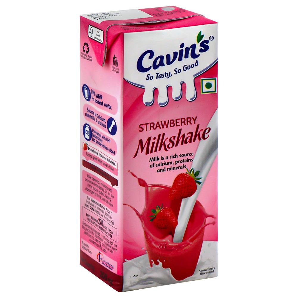Cavin's Strawberry Milkshake 200 ml (Tetra Pak) - Image 5