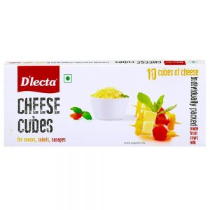 D'lecta Cheddar Cheese Cubes 200 g (Carton)