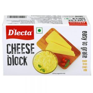 D'lecta Cheese Block 400 g (Carton)