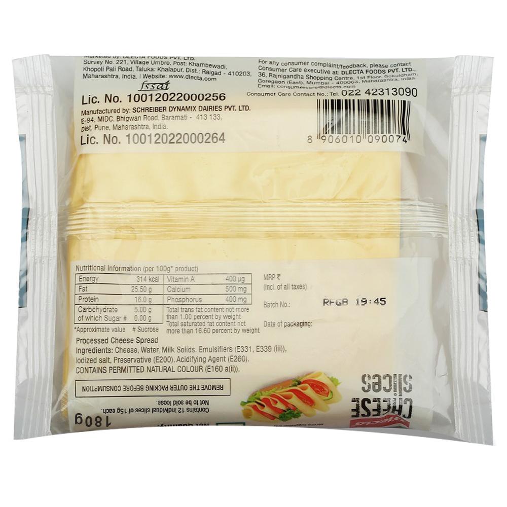 D'lecta Cheese Slices 180 g (Pack) - Image 3
