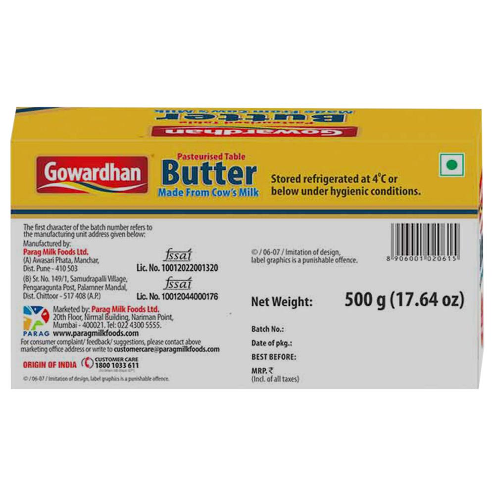 Gowardhan Butter 500 g (Carton) - Image 4