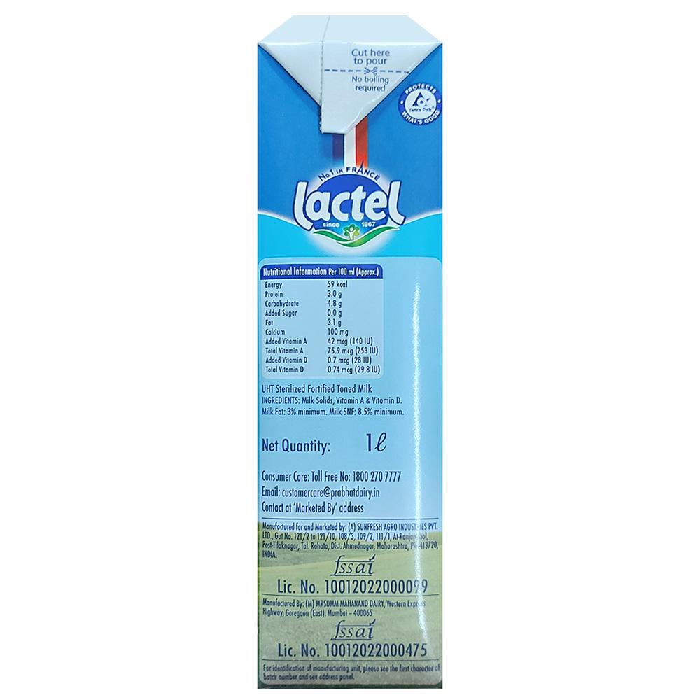 Lactel Toned Long Life Milk 1 L (Tetra Pak) - Image 4