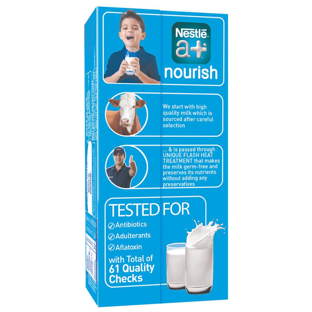 Nestle a+ Nourish Toned Long Life Milk 1 L (Tetra Pak) - Image 2