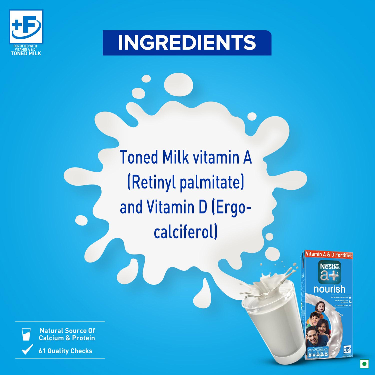 Nestle a+ Nourish Toned Long Life Milk 1 L (Tetra Pak) - Image 5