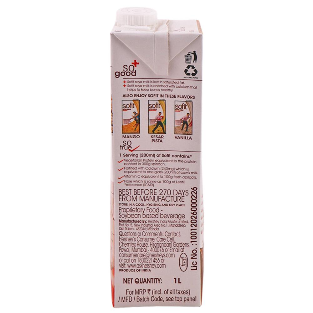 Sofit Chocolate Flavoured Soya Milk 1 L (Tetra Pak) - Image 4