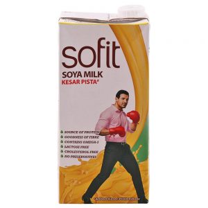 Sofit Kesar Pista Flavoured Soya Milk 1 L (Tetra Pak)