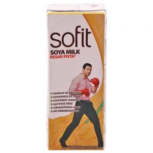 Sofit Kesar Pista Flavoured Soya Milk 200 ml (Tetra Pak)