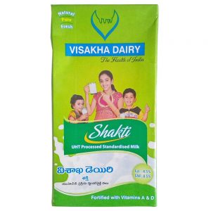 Visakha Dairy Shakti Standardised Milk 1 L (Tetra Pak)