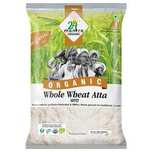 24 Mantra Organic Premium Whole Wheat Atta 5 kg