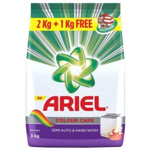 Ariel Colour Care Detergent Powder 2 kg (Get Extra 1 kg Free)