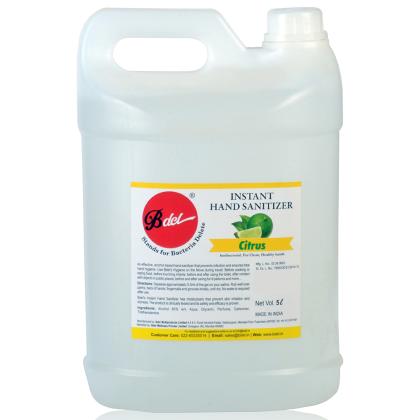 Bdel Citrus Instant Hand Sanitizer 5 L