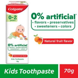 Colgate Natural Fruit Flavour Kids Toothpaste 70 g (0-2 years)