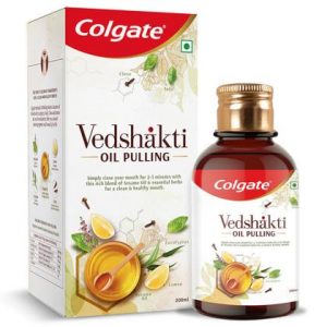 Colgate Vedshakti Sesame Oil, Lemon & Eucalyptus Oil Pulling 200 ml