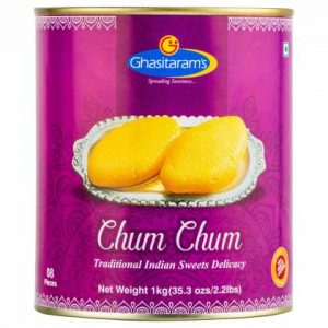 Ghasitaram`s Chum Chum 1 Kg (Tin)